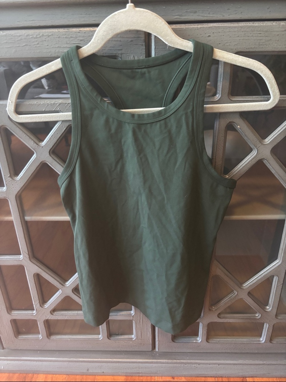 lululemon athletica Olive Green Scoop Neck Tank